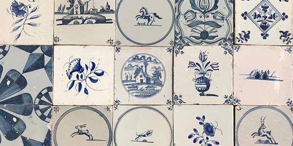 Antique Delft tiles
