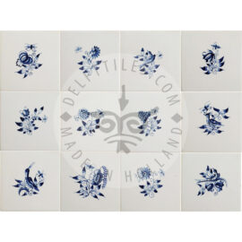 Small Flower Tiles (BK)