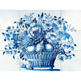 Fruit & Flower Mural 4×3 Tiles (BM12b)