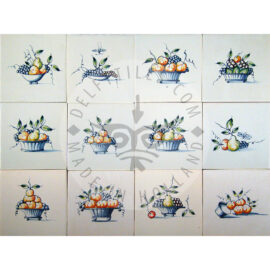 Multi Color Fruit Basket Tiles (FM_mc)