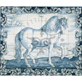 Dutch Horse Tile Mural 6×5 Tiles (D30a)