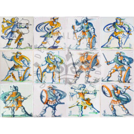 Saracen Warriors Tiles Multi Color (SA_mc)