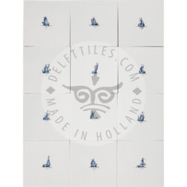 Small Boat Ship Sketches Tiles (SS)