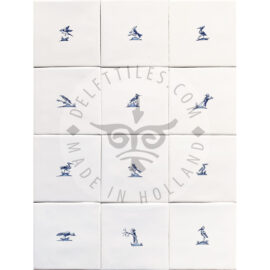 Small Bird Sketches Tiles (VK)