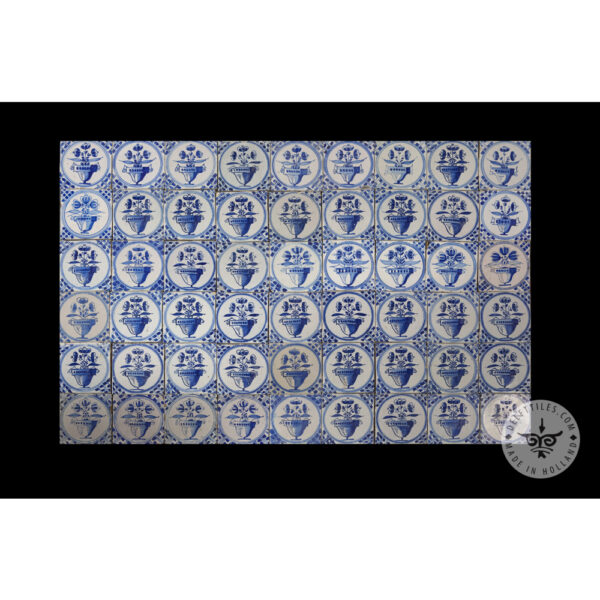 Antique Delft Tiles set 12 Delft Tiles