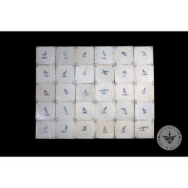 Antique Delft Tiles Set #38 – Small Bird Tiles