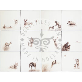 Hunting Scenes Tiles (HDJ_br)