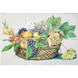 Mixed Fruit Basket Panel 3×2 Tiles (HF6d)