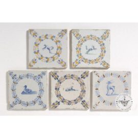 Decorative Antique Delft Animal Tiles  #D21