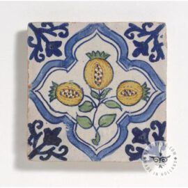 17th Century Antique Fruit Tile #B19