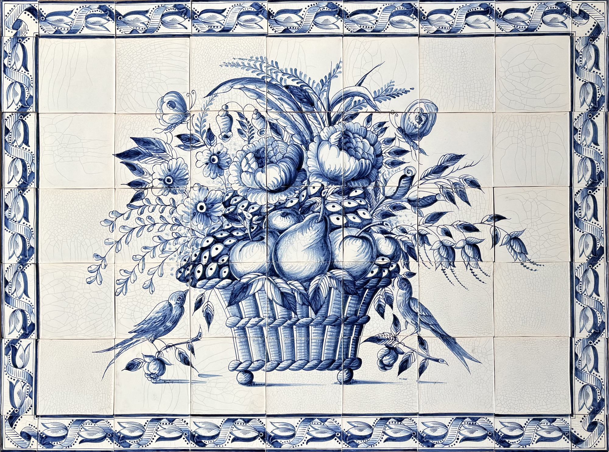Fruit & Flower tile mural 7x5 tiles (BM35b) - Image 6