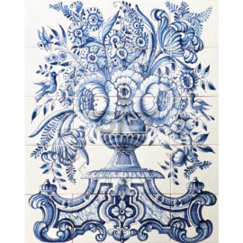 Flower Vase Mural 4×5 tiles (BV20c)