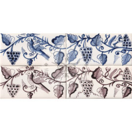 Border Tile 32 – Bird & Squirrel