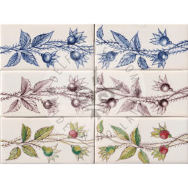 Border Tile 36 – Rosehip