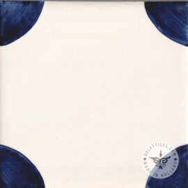 Corner decorated tile Type J