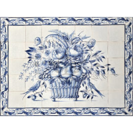 Fruit & Flower tile mural 7×5 tiles (BM35b + B20)