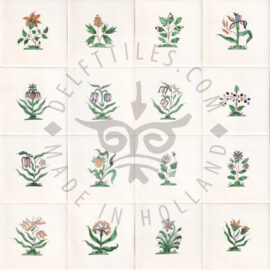 Big Flowers Tiles 2 Medium Multi Color (BG2m_mc)